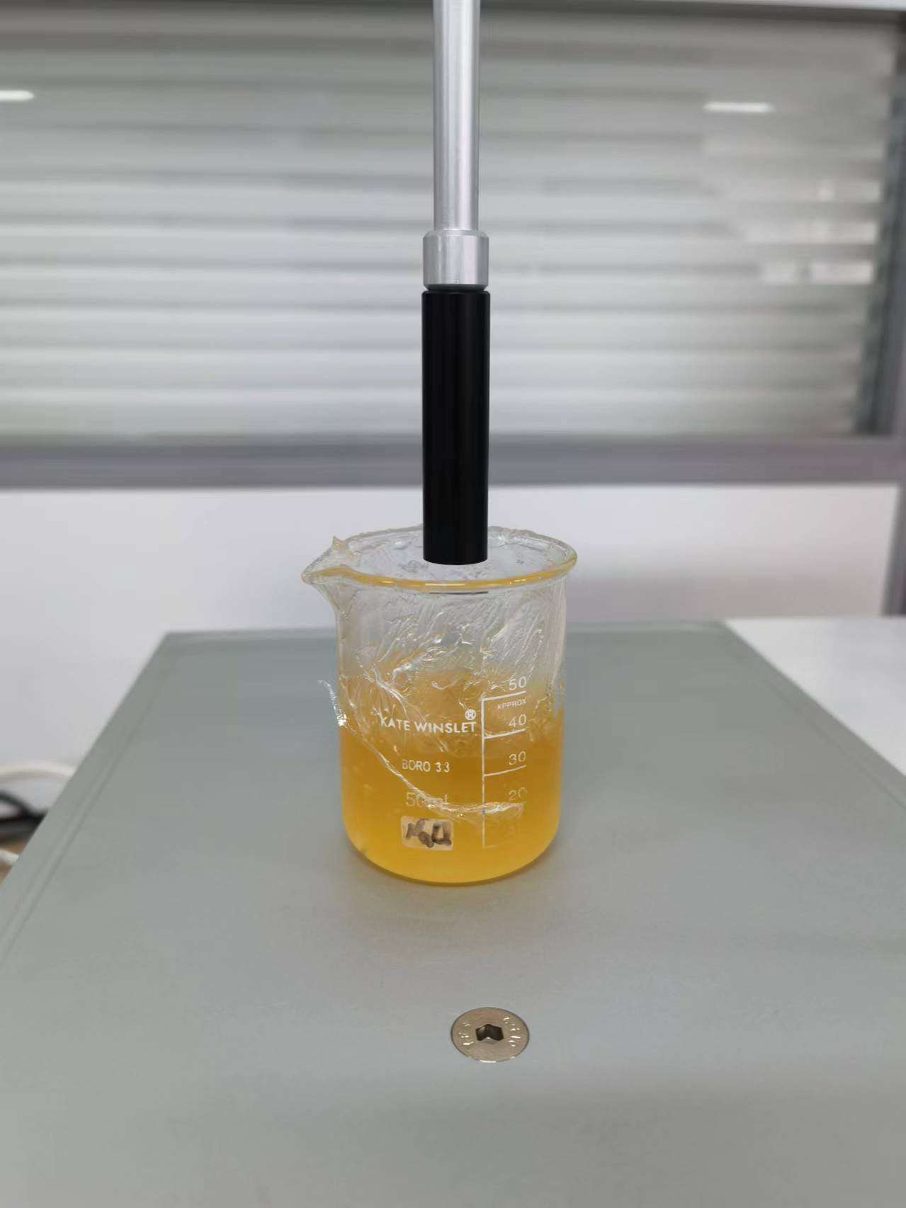 壳聚糖冷冻凝胶的凝胶强度测定